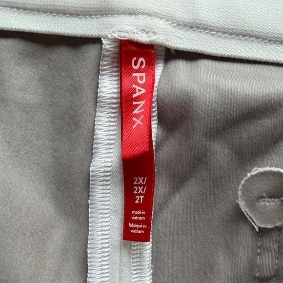 SPANX White Wide Leg Pants